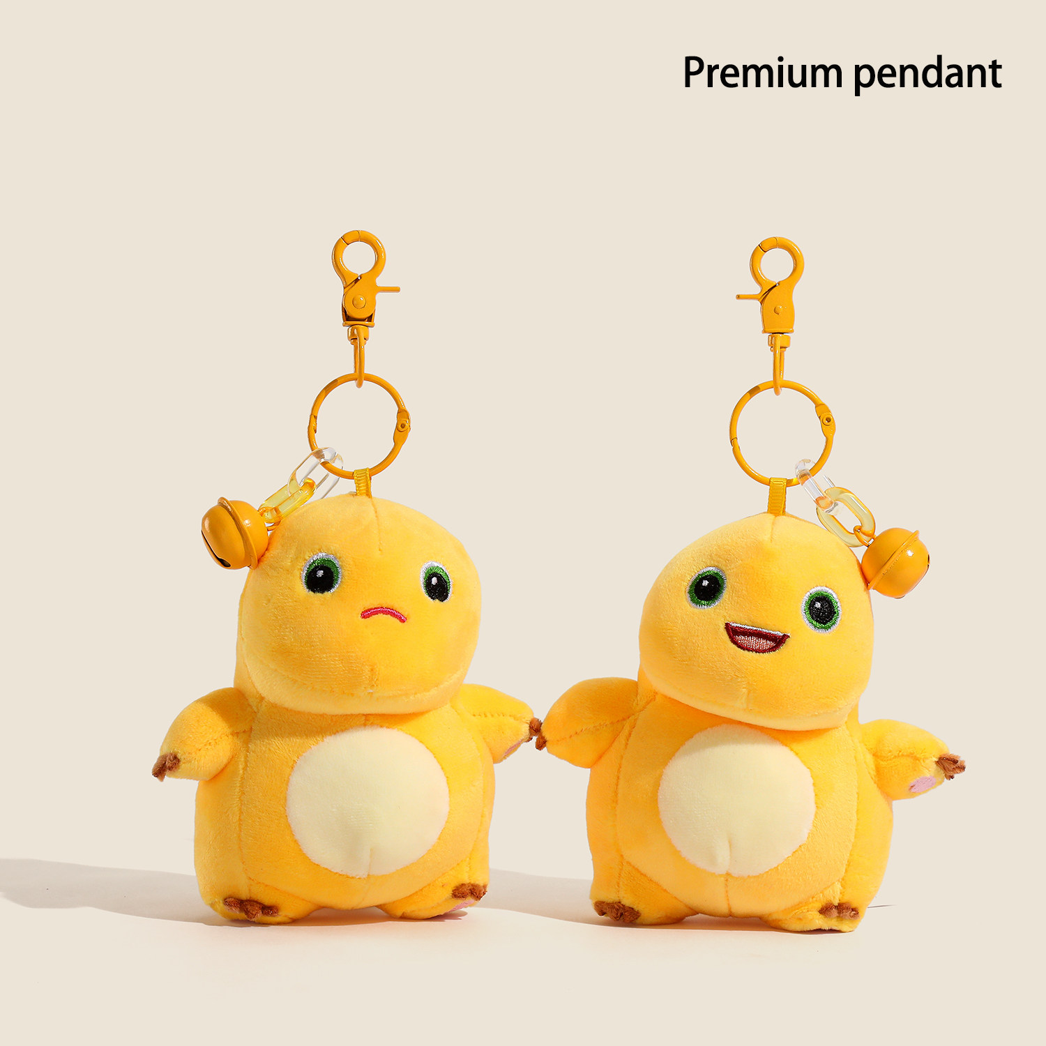 小奶龙书包挂饰毛绒玩具