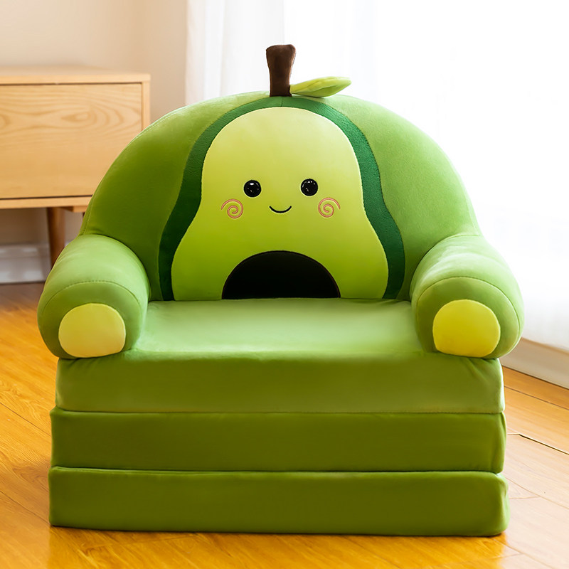 可爱卡通儿童沙发懒人折