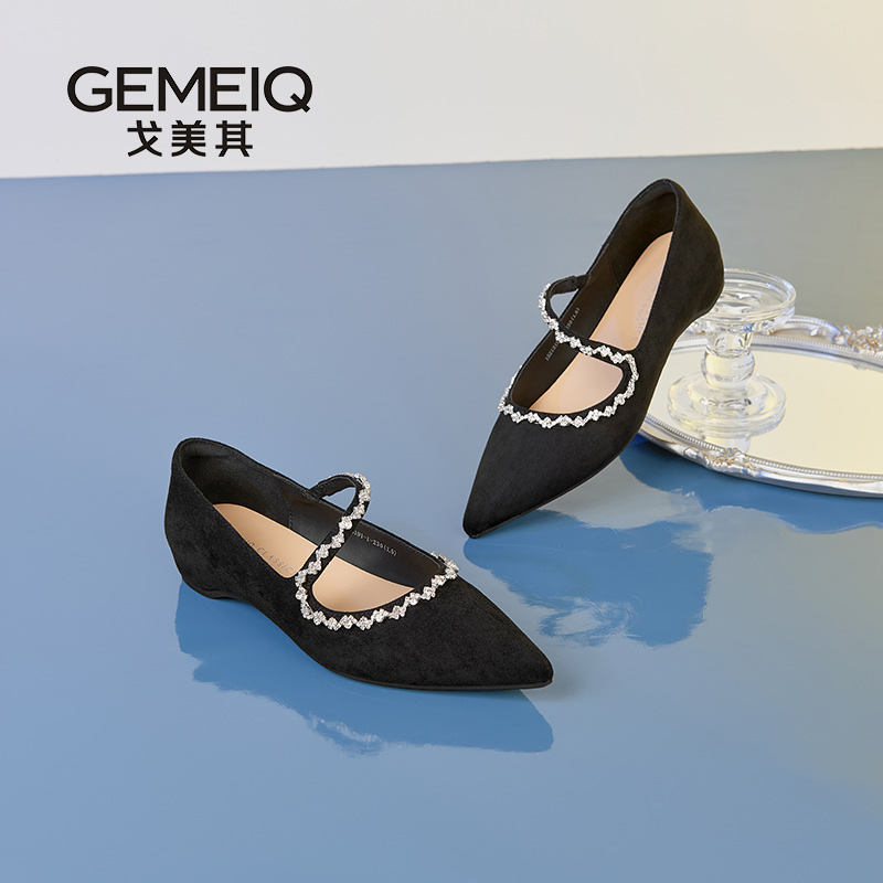 戈美其2025新款秋季法式高跟鞋