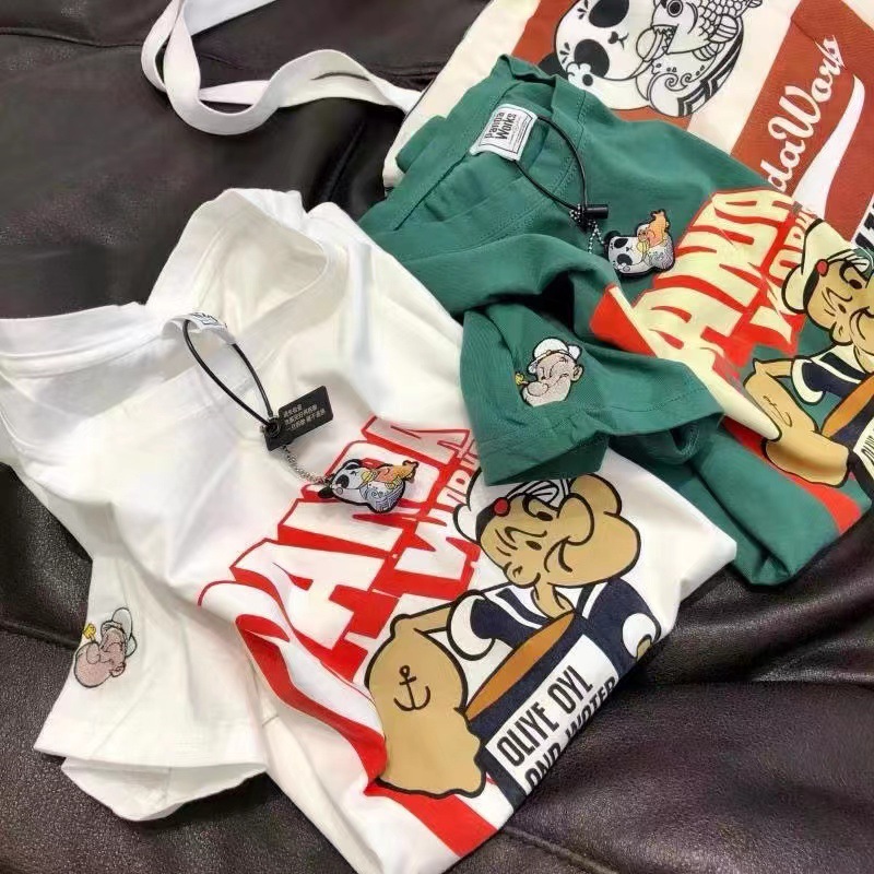 品牌折扣余单剪标捡漏夏季卡通t