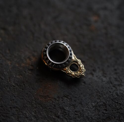 Lam手作 【皓约】银铜转接环 八字扣 衔接环 卡子 藏式文玩配饰