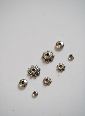 Lam手作 【喜怒】万向轴定位隔片 diy文玩手串多功能文玩配饰