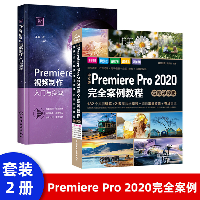 premiere视频制作入门与实战 编辑剪辑设计与制作全视频实战教程 pr