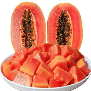 海南树熟木瓜新鲜当季水果孕妇自然熟红心牛奶木瓜