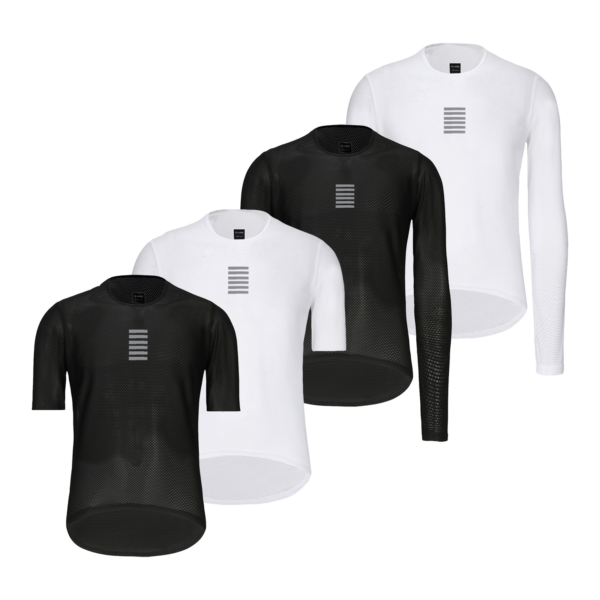 骑行速干衣透气排汗衫男女自行车运动跑步健身打底衫紧身长短袖T