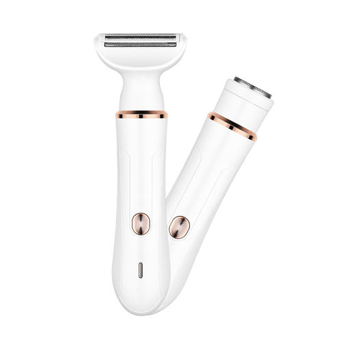 跨境四合一女士剃毛器多功能USB电动修眉刀口红脱毛器私密刮毛器