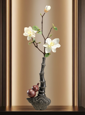 细长陶瓷花瓶插花器乔迁装饰