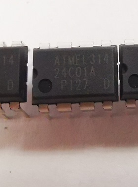 直插 AT24C01 24C01AN 24C01BN 24C01 DIP-8 存储器/串口EEPROM