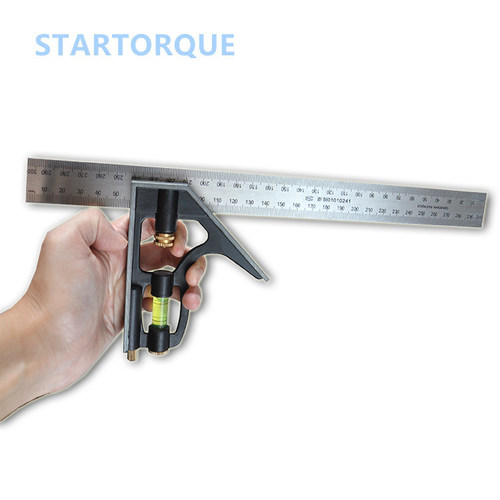 STARTORQUE 不锈钢移动组合式角尺活动优质角尺三角尺 组合角尺