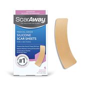 美国舒可薇疤痕贴scarAway增生修复硅酮贴剖腹产增生疤痕手术伤口