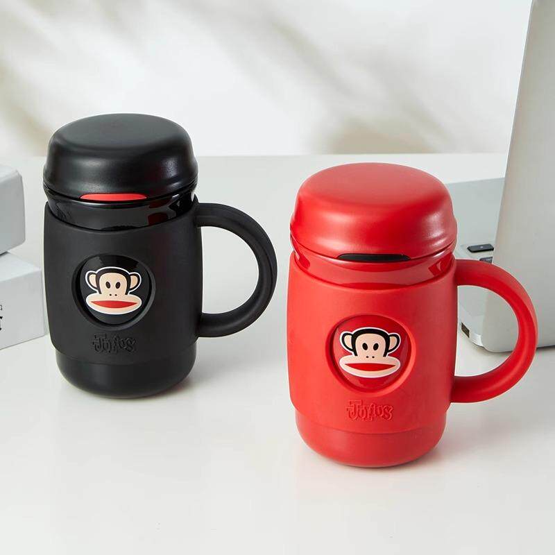 保温杯男女士办公室PFD005带手柄不锈钢商务水杯老师礼物泡茶杯子