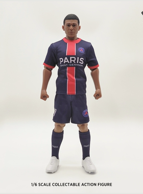 ZCWO愚者乐园大巴黎足球运动员可动人偶模型体育运动风收藏动作