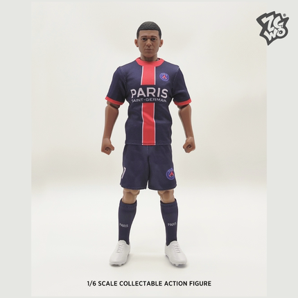 ZCWO愚者乐园大巴黎足球运动员可动人偶模型体育运动风收藏动作