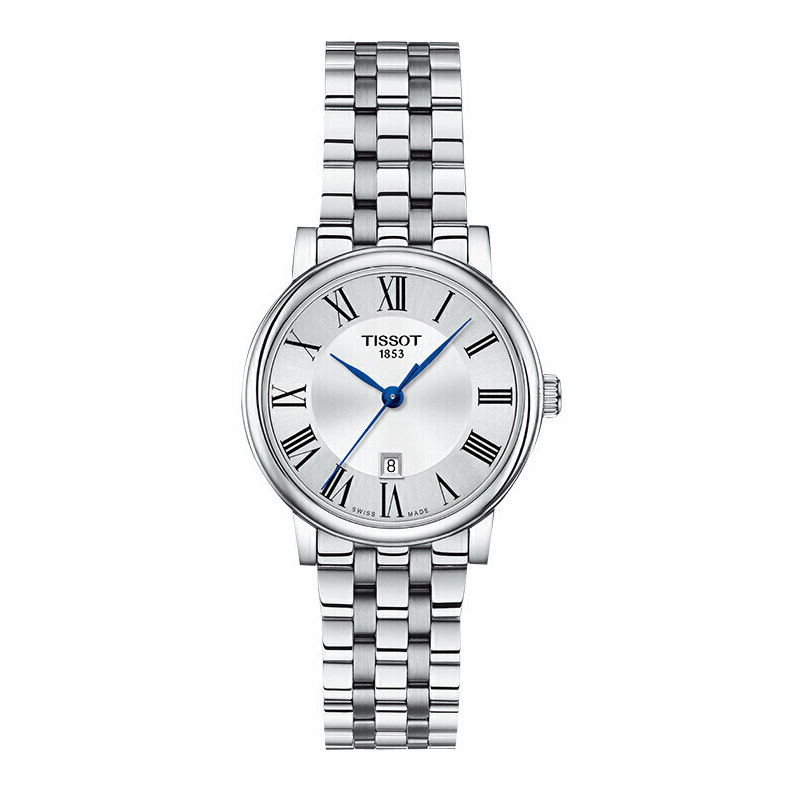 tissot天梭卡森臻我系列时尚精钢石英女表新款t122.210.11.033.00