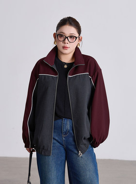 大码女装外套宽松显瘦百搭