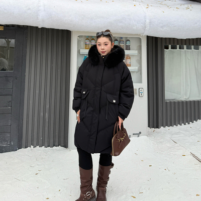 特大码女装羽绒服防风保暖百搭