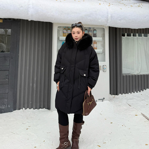 特大码女装羽绒服防风保暖百搭