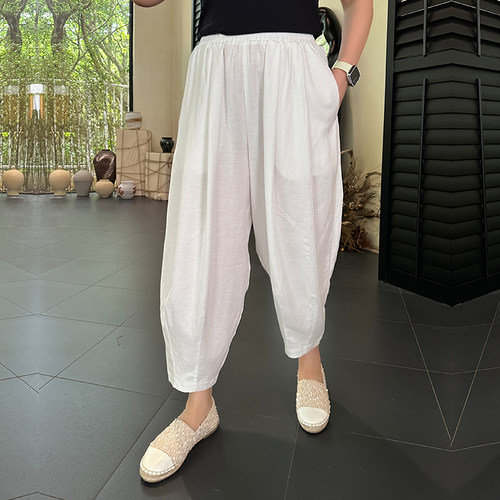 大码女装休闲裤宽松显瘦