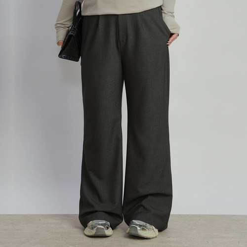 大码女装西装裤宽松显瘦百搭