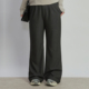 直筒垂感阔腿休闲裤 2026年春季 女装 胖mm宽松天丝羊毛西裤 新款 大码