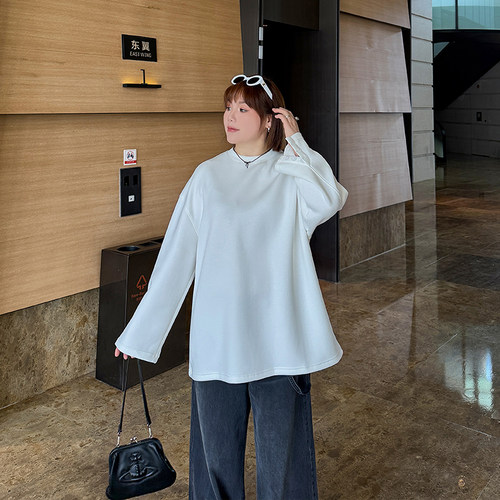 大码女装T恤宽松显瘦百搭