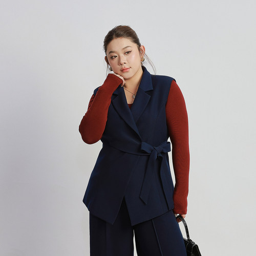 大码女装=马甲宽松显瘦