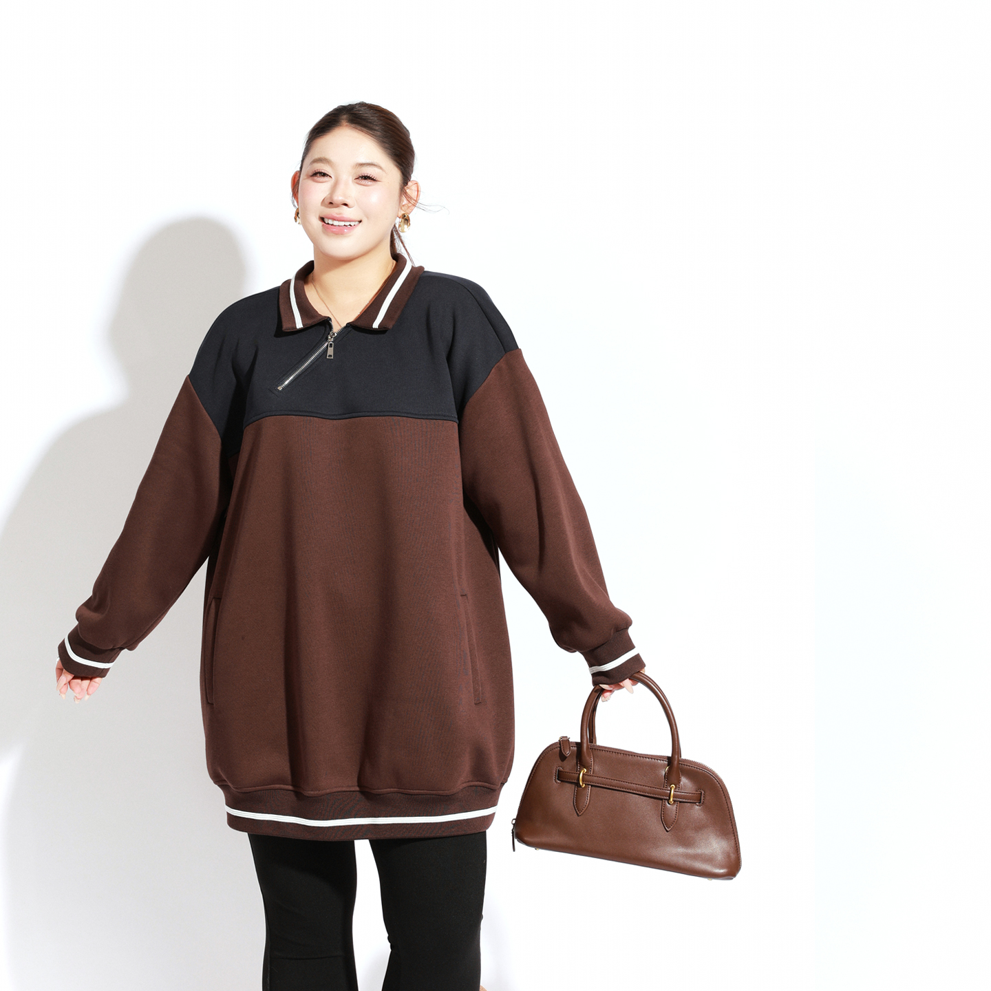 大码女装卫衣加绒保暖百搭