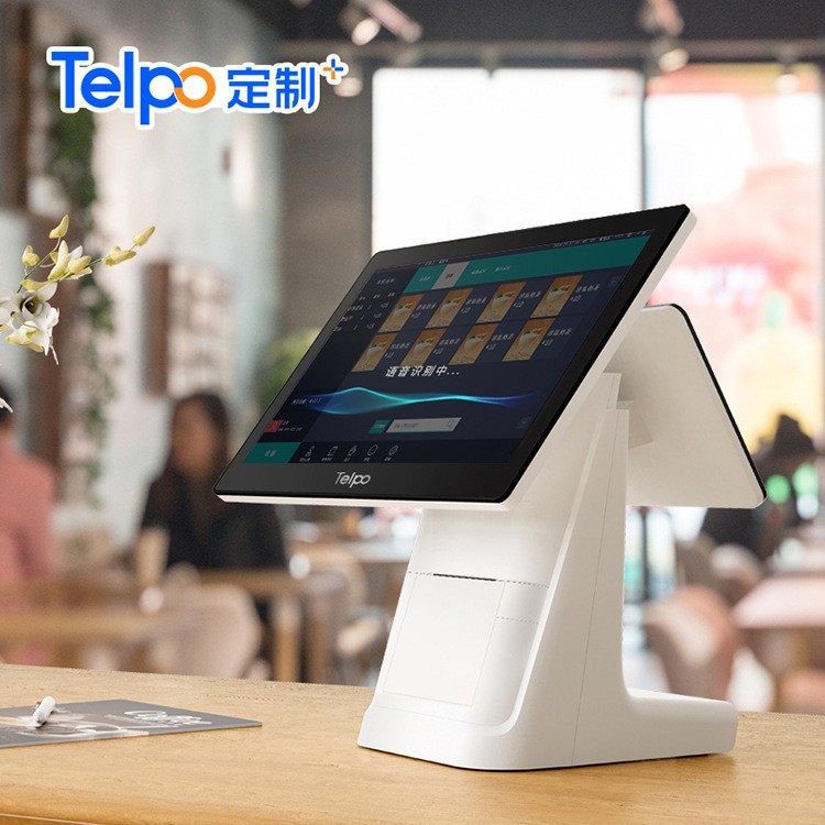 AI语音识别智能收银一体机C1 六核双屏小票打印 收款设备,机械设备,生物识别技术设备,淘宝优惠券,粉丝福利购,淘宝优惠卷