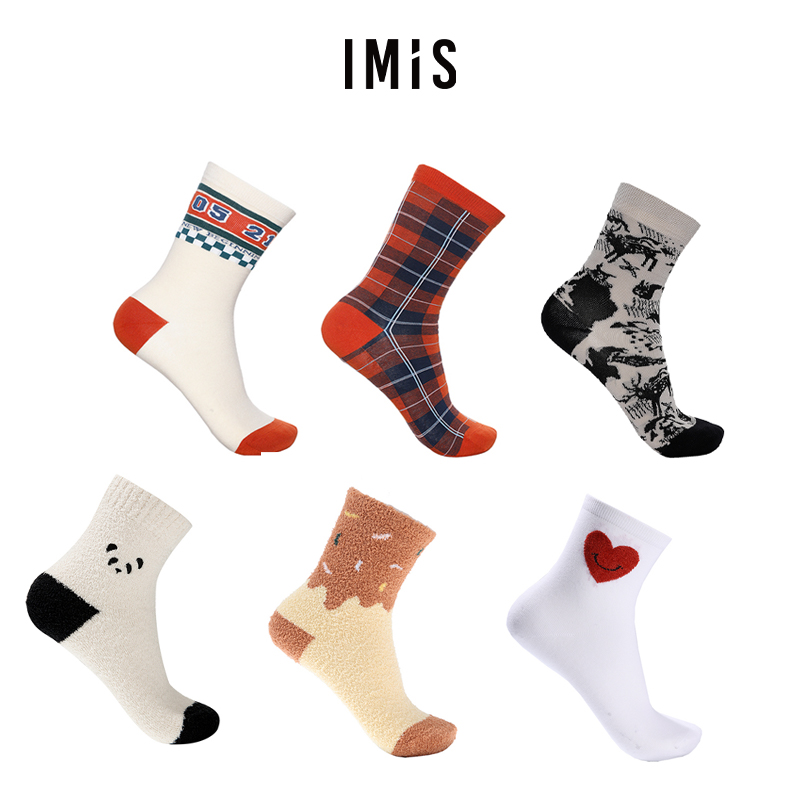 3双8折丨爱美丽国风中高筒女袜