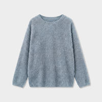 Acme Ground Brushed Wool Sweater Women's Fashion Simple Autumn/Winter New Brushed Seamless one-piece sweater 11515 thumbnail 5