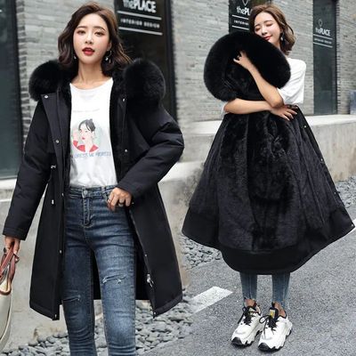 Winter Parka 2024 New Women Jacket Clothes Long Coat Wool Li