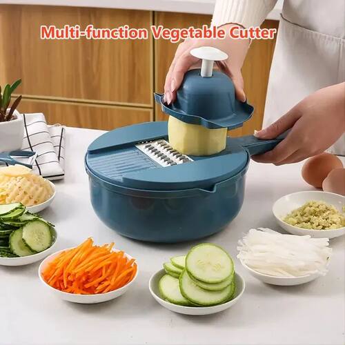 9 in 1 Multi-functional Vegetable Chopper Carrots Potatoes M