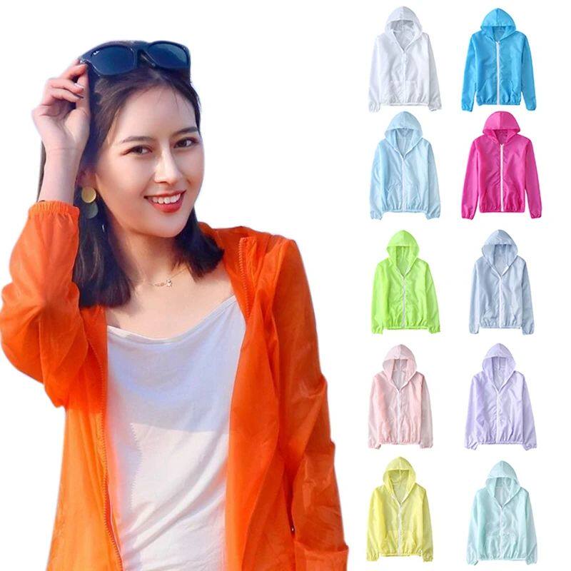 Woman Sun Protection Clothing Female Jackets Summer Ladies T图片