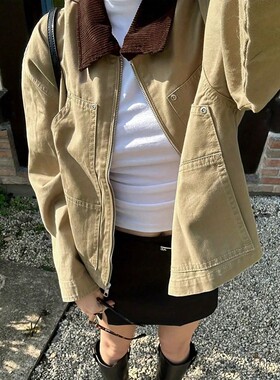 Autumn/Winter Fashion Vintage Coat Long-sleeved Regular Fit