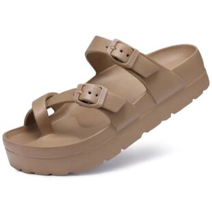 Litfun Women's Platform Slippers with Arch Support Comfortab