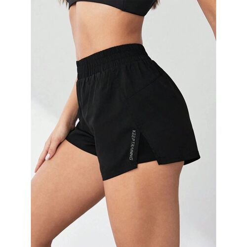 2026 New Style Faux Two-Piece Anti-Exposure Yoga Shorts Spor
