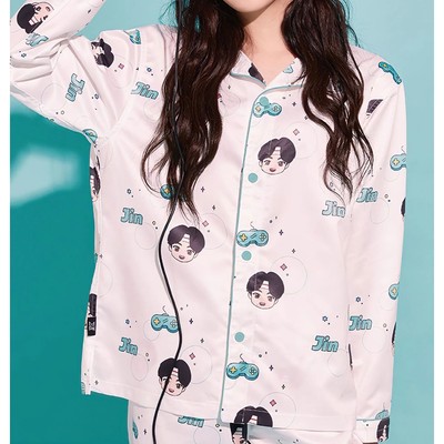 Kpop Pajamas Set Long Sleeve Loungewear Women Pajamas Ulzzan
