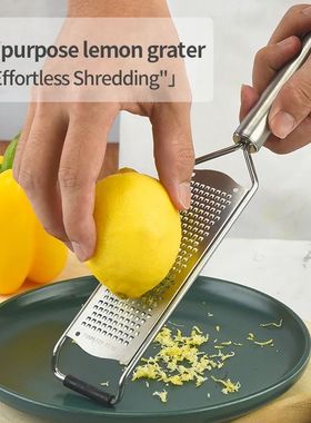 1PC Stainless Steel Cheese Butter Slicer Grater, Ergonomic S