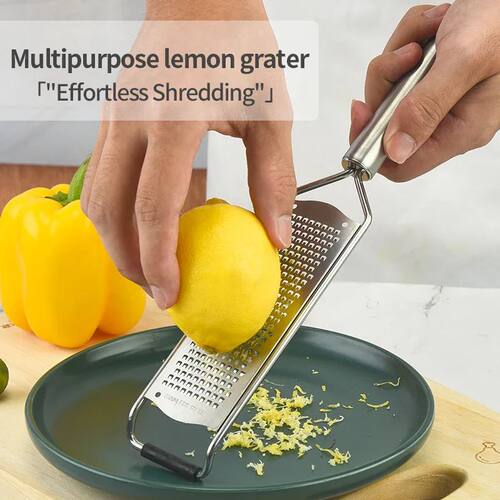 1PC Stainless Steel Cheese Butter Slicer Grater, Ergonomic S