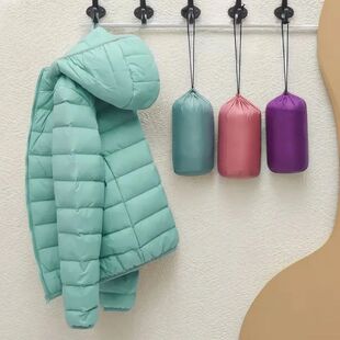 Down Jacket Women's Short Autumn Winter New Parkas Stand-UP