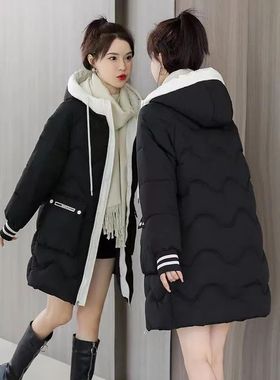 2025 New Women Winter Jacket Women Long Warm Thicken Cotton