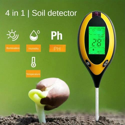 Soil PH and Humidity Tester Nutrient Water Tester High Preci