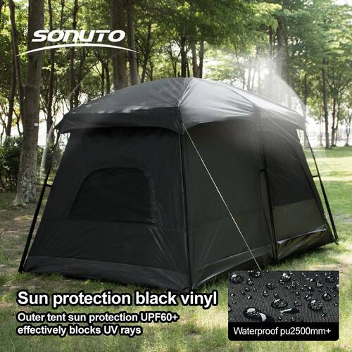 Outdoor Camping Family Tent 3-12 Person Double Layers Oversi