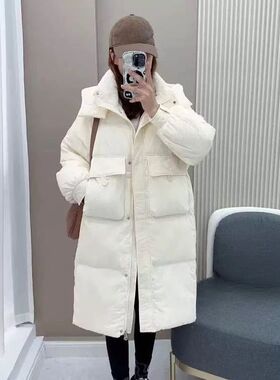 2025 New Arrival Women's Long Puffer Jacket with Stereoscopi