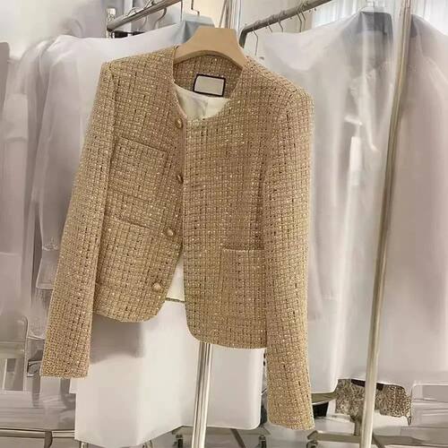 2024 Spring Autumn New High-end Elegant Feel Cropped Jacket