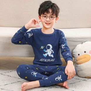 Children Pajamas Boys Totoro Cotton Clothes Pants Set Cartoo
