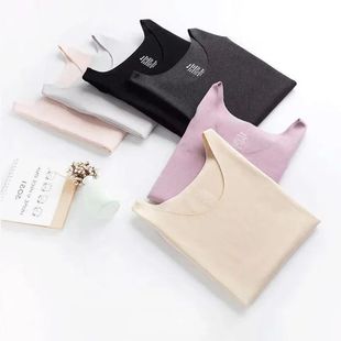 Thermal Underwear Women Inner Wear Crew Neck Tank Tops Winte