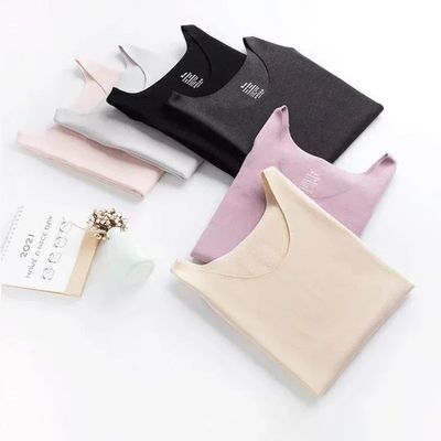 Thermal Underwear Women Inner Wear Crew Neck Tank Tops Winte