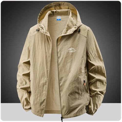 Summer Waterproof Hiking Jackets Men Fishing Cycling Hooded