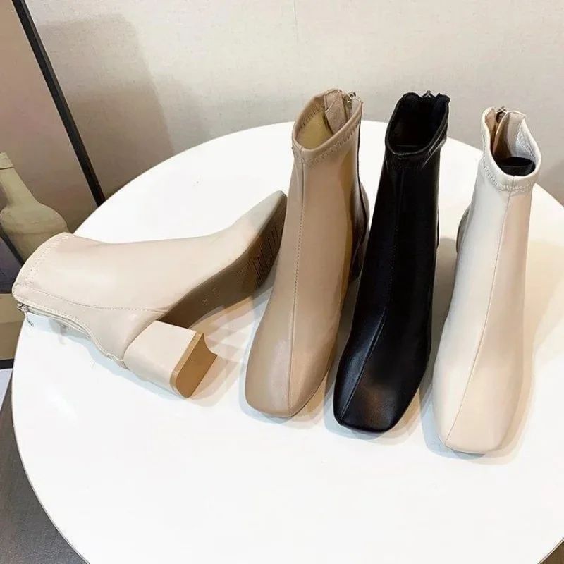 Women's Boots Woman Trend Spring Autumn New Women High-heele